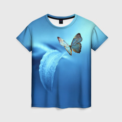 Женская футболка 3D Бабочка 2