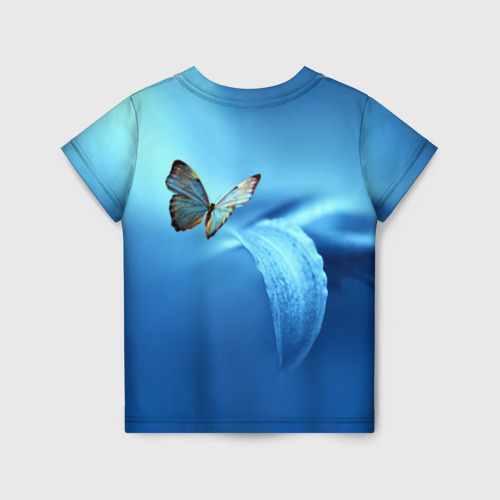 Детская футболка 3D Бабочка 2, цвет 3D печать - фото 2