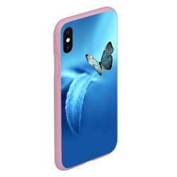 Чехол для iPhone XS Max матовый Бабочка 2 - фото 2