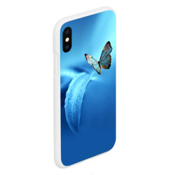 Чехол для iPhone XS Max матовый Бабочка 2 - фото 2