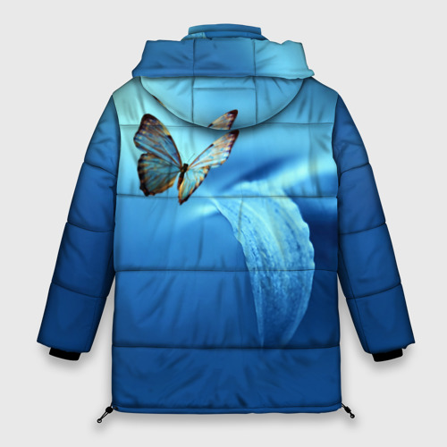 Женская зимняя куртка Oversize Бабочка 2, цвет черный - фото 2