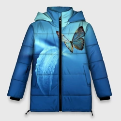 Женская зимняя куртка Oversize Бабочка 2