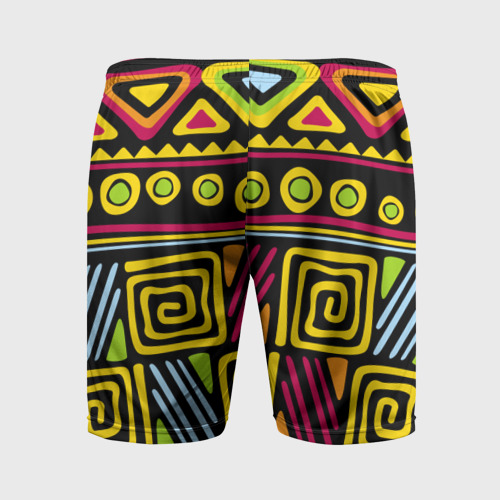 Мужские шорты спортивные Африка, цвет 3D печать - фото 2