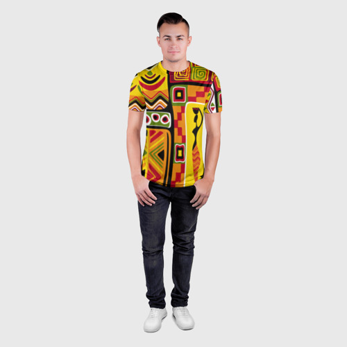 Мужская футболка 3D Slim Африка Africa, цвет 3D печать - фото 4