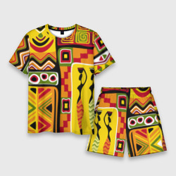 Мужской костюм с шортами 3D Африка Africa