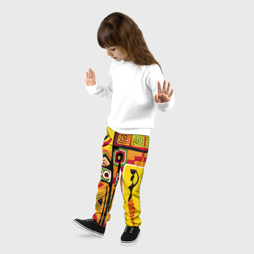 Детские брюки 3D Африка Africa, цвет 3D печать - фото 3