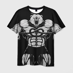 Мужская футболка 3D Strongman