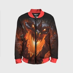 Детский бомбер 3D Огнедышащий дракон