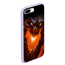 Чехол для iPhone 7Plus/8 Plus матовый Огнедышащий дракон - фото 2
