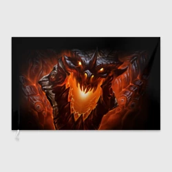 Флаг 3D Огнедышащий дракон