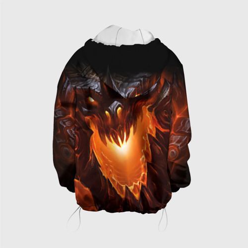 Детская куртка 3D Огнедышащий дракон, цвет белый - фото 2