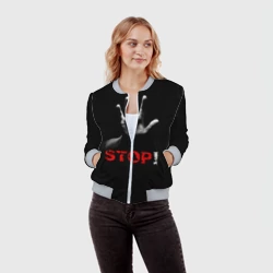 Женский бомбер 3D Stop! - фото 2