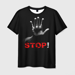 Мужская футболка 3D Stop!