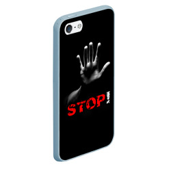 Чехол для iPhone 5/5S матовый Stop! - фото 2