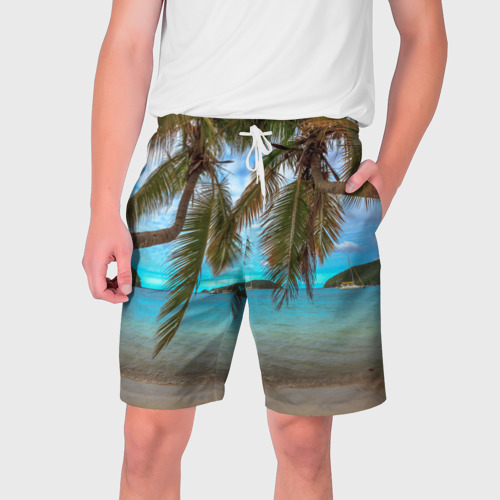 Мужские шорты 3D Пальма, цвет 3D печать