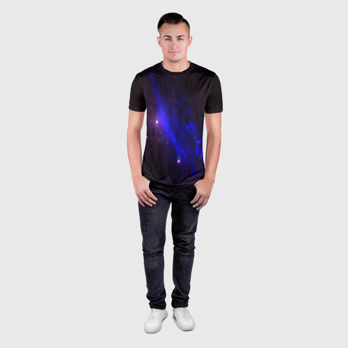 Мужская футболка 3D Slim Вселенная, цвет 3D печать - фото 4