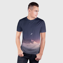 Мужская футболка 3D Slim Ночное небо - фото 2