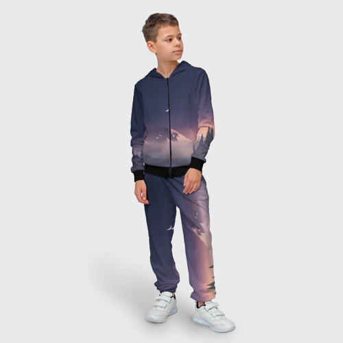 Детский 3D костюм с принтом Ночное небо, фото на моделе #1