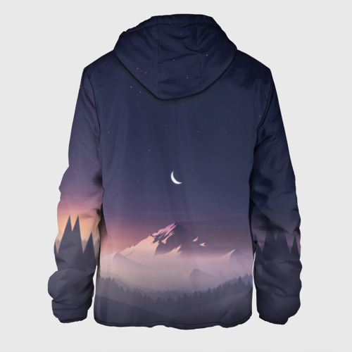 Мужская куртка 3D Ночное небо, цвет 3D печать - фото 2