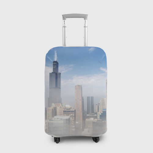 Чехол для чемодана 3D Chicago, цвет 3D печать