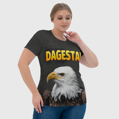 Женская футболка 3D Дагестан 3 - фото 6