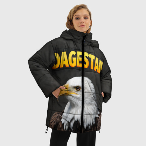 Женская зимняя куртка Oversize Дагестан 3, цвет черный - фото 3
