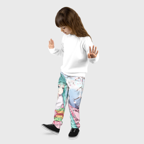 Детские брюки 3D Дивный ангел, цвет 3D печать - фото 3