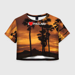 Женская футболка Crop-top 3D Thailand