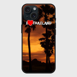 Чехол силиконовый для Apple iPhone 15 матовый Thailand