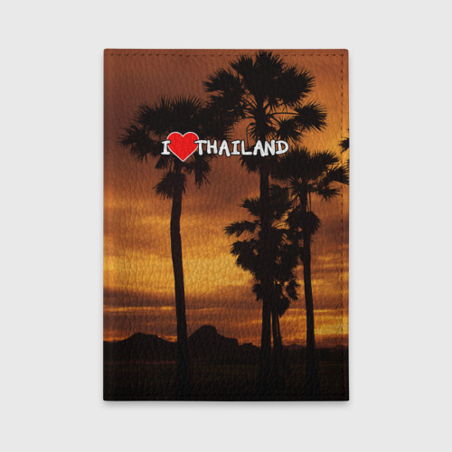 Обложка для автодокументов Thailand, цвет красный