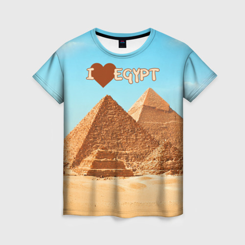 Женская футболка 3D Egypt, цвет 3D печать