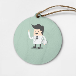 Деревянная игрушка круг Доктор