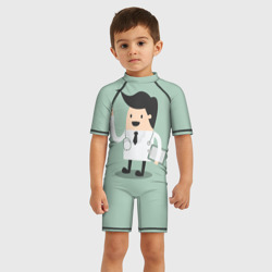 Детский купальный костюм 3D Доктор - фото 2