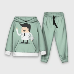 Детский костюм с толстовкой 3D Доктор