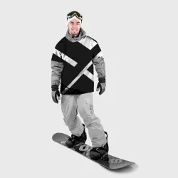 Накидка на куртку 3D Black and White