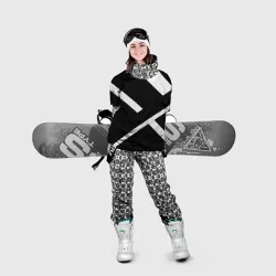 Накидка на куртку 3D Black and White - фото 2