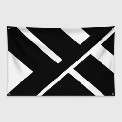 Флаг-баннер Black and White