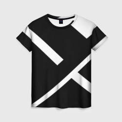 Black and White – Женская футболка 3D с принтом купить со скидкой в -26%