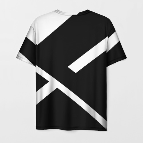 Мужская футболка 3D Black and White - фото 2
