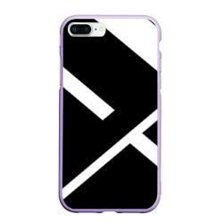 Чехол для iPhone 7Plus/8 Plus матовый Black and White