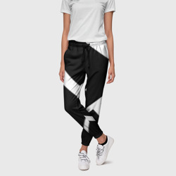 Женские брюки 3D Black and White - фото 2
