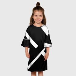 Детское платье 3D Black and White - фото 2