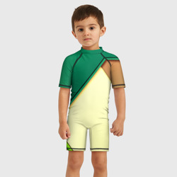Детский купальный костюм 3D Material color - фото 2