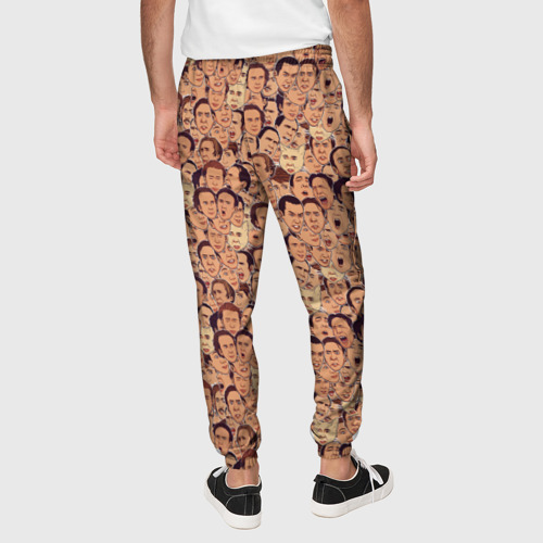 Мужские брюки 3D Николас Кейдж, цвет 3D печать - фото 5