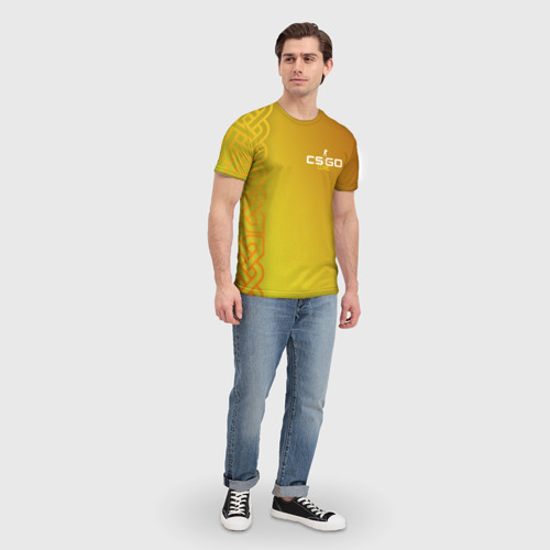 Мужская футболка 3D cs:go - Lore, цвет 3D печать - фото 5