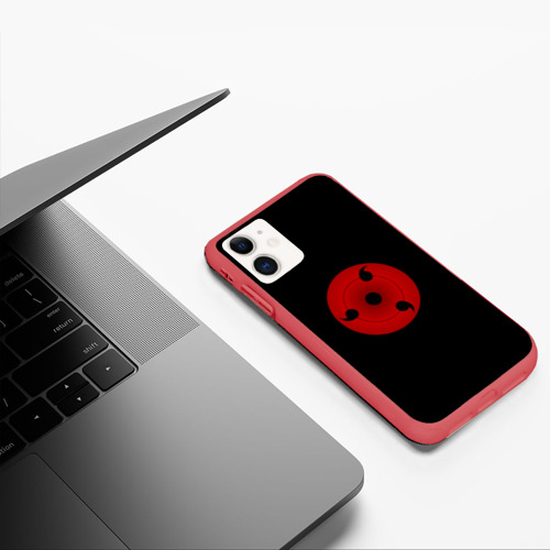 Чехол для iPhone 11 матовый Sharingan Фото 01 Чехол для iPhone 11 матовый Sharingan Фото 01