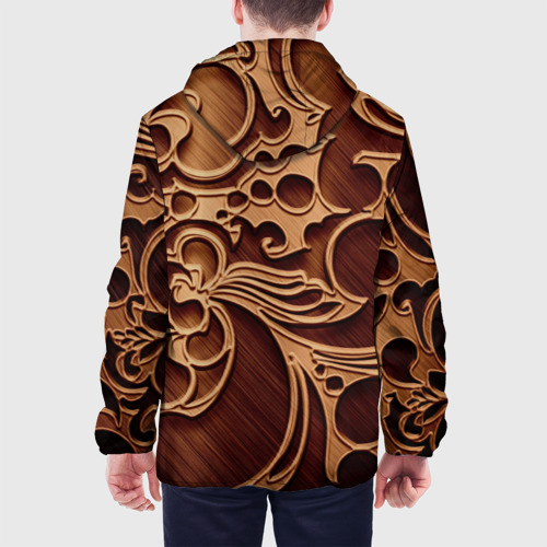 Мужская куртка 3D Королевский узор, цвет 3D печать - фото 5