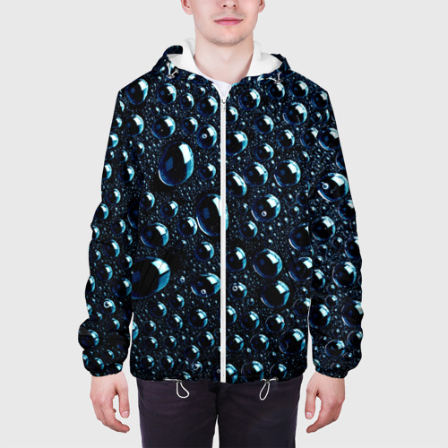 Мужская куртка 3D Волшебные пузырики, цвет 3D печать - фото 4