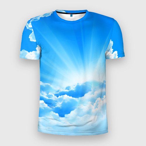 Мужская футболка 3D Slim Небо, цвет 3D печать