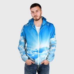 Мужская ветровка 3D Небо - фото 2